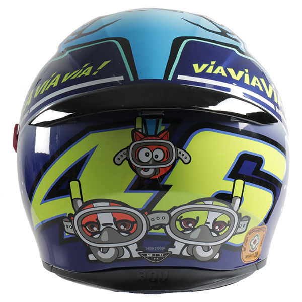 K3 Sv Agv Misano Helmet AGV GP TECH ROSSI MISANO 2011 LIMITED