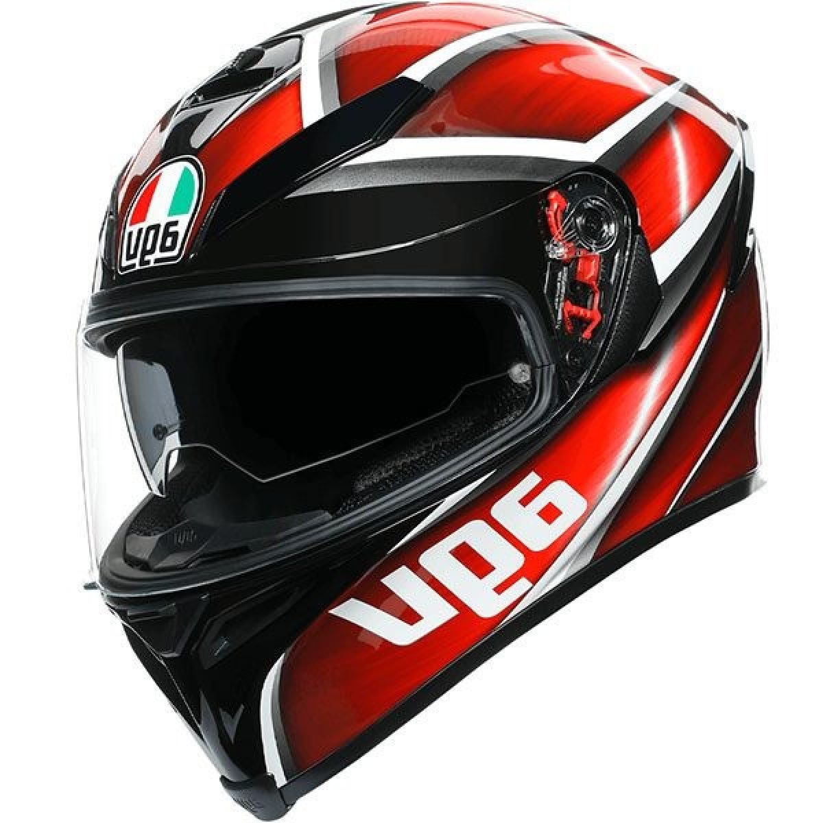 AGV K5-S Tempest Black Red Full Face 