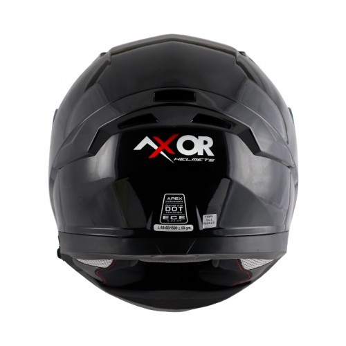 Axor Apex Gloss Black Full Face Motorcycle Helmet Moto World Nepal