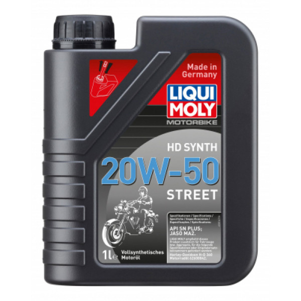 Liqui Moly Motorbike HD Synth 20W50 STREET 1L Engine Oil For