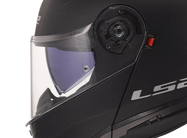 LS2 Strobe II Gloss Black Modular Motorcycle Helmet Moto World Nepal