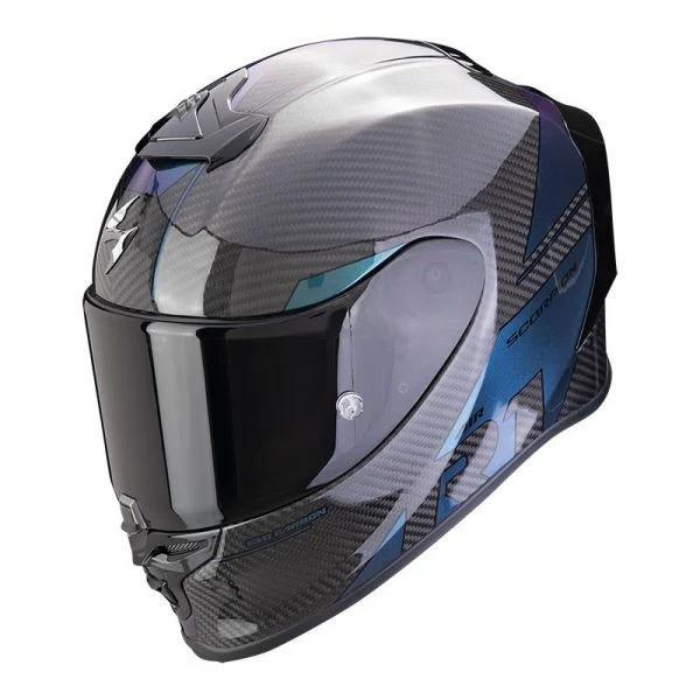Scorpion EXO R1 EVO CARBON AIR RALLY Black Chameleon Full Face ...