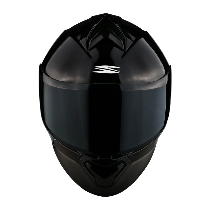 Spyder Spike Gloss Black Full Face Motorcycle Helmet Moto
